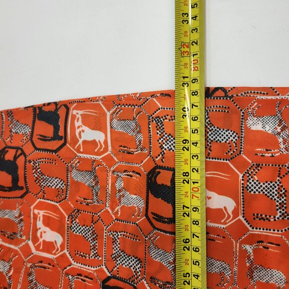 Handmade Year of the Rabbit Girls Orange Dress Vintage - Picture 8 of 8